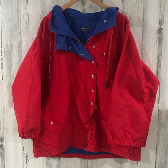POLO RALPH LAUREN Vintage Nylon Jacket Size Large - Picture 1 of 6